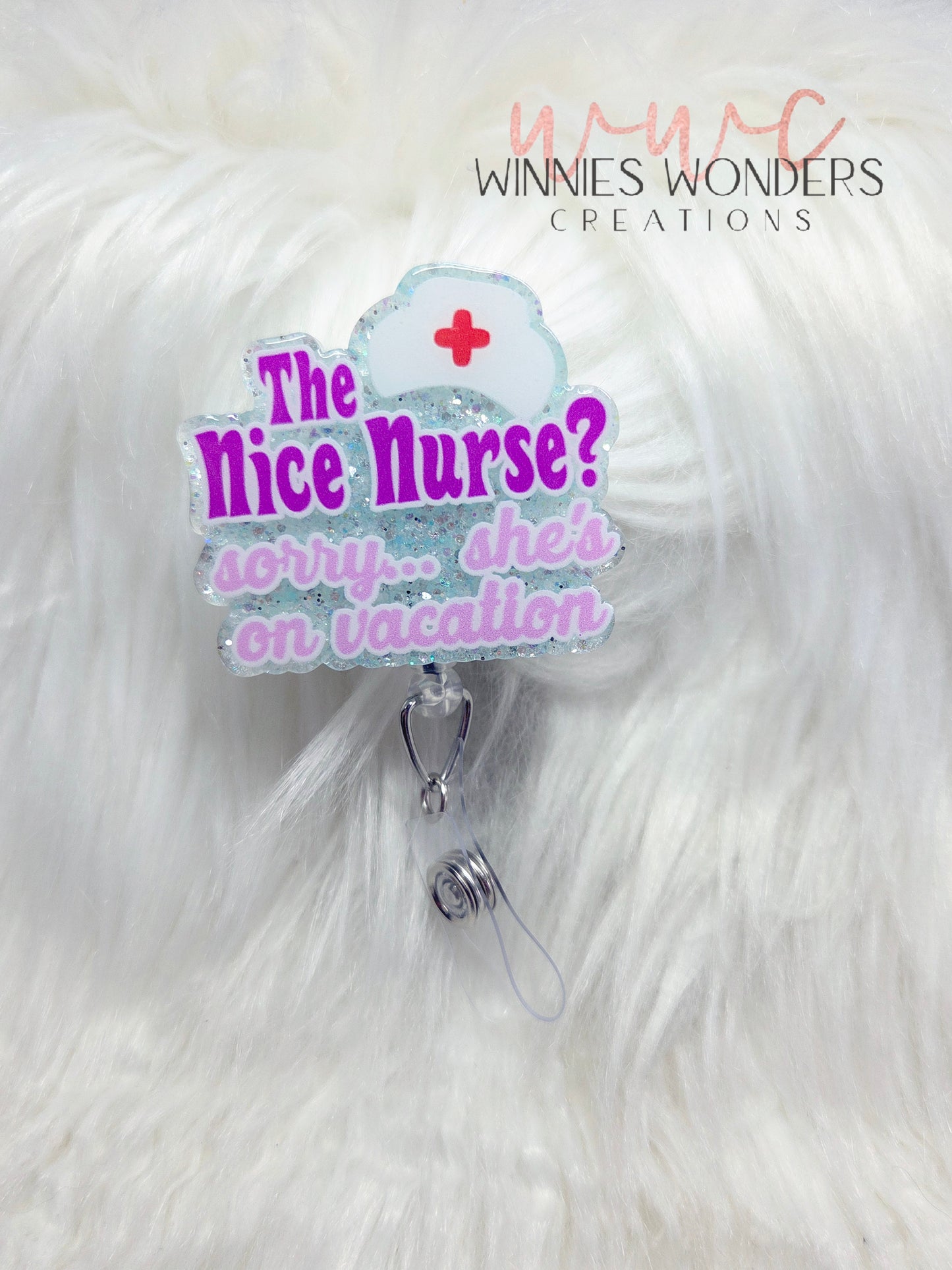 Nice Nurse Badge Reel