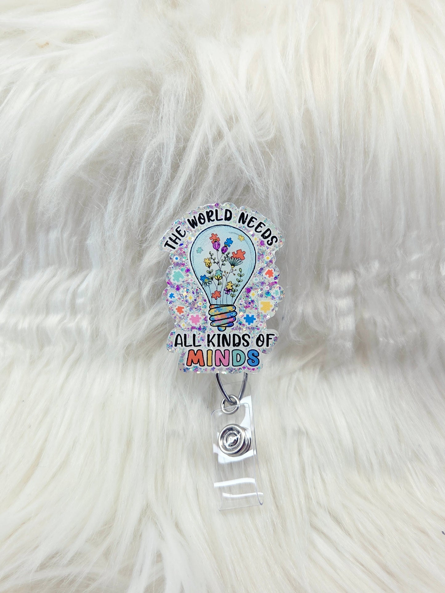 Autism Awareness Badge Reel