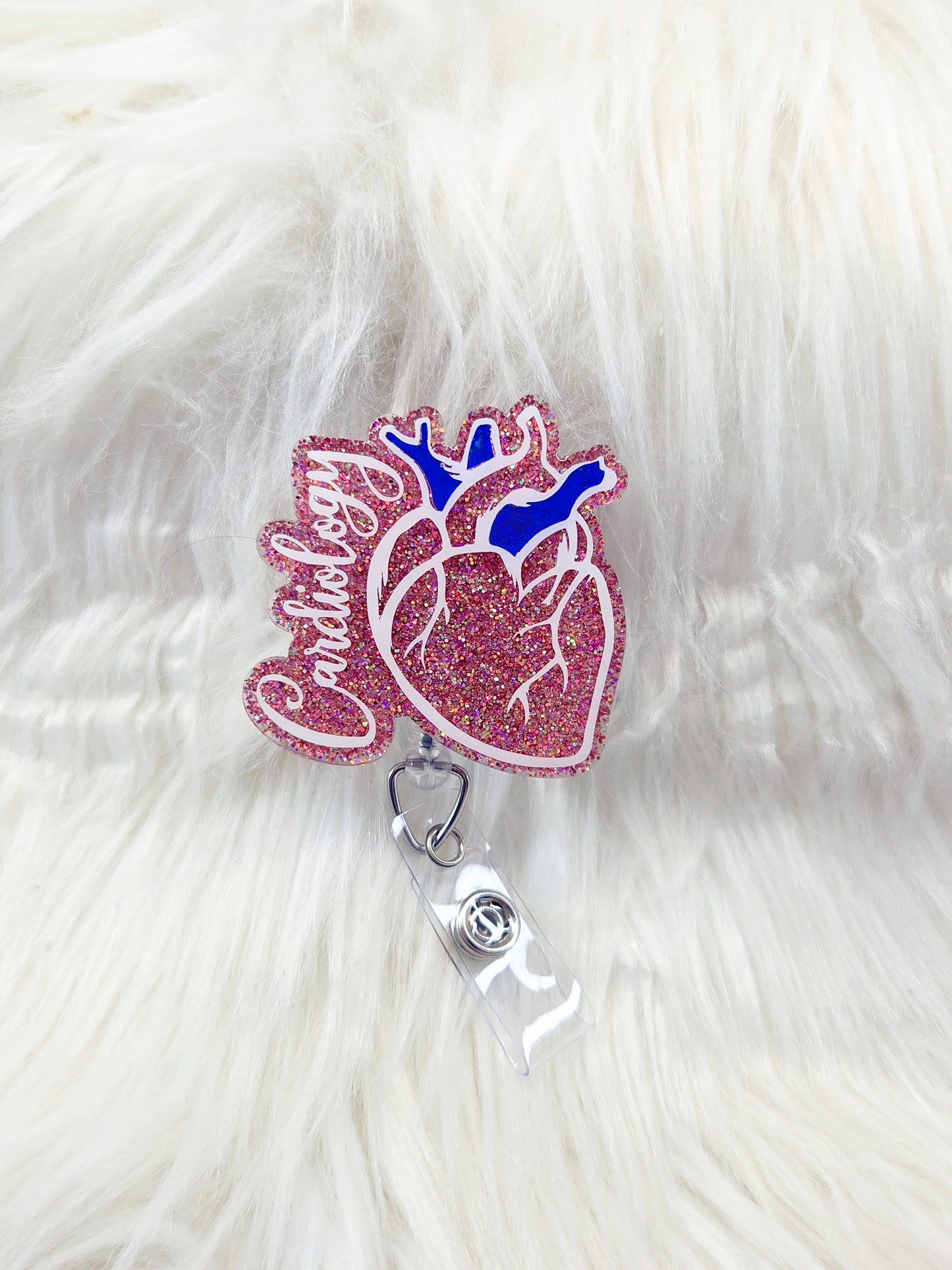 Cardiology Heart Badge Reel