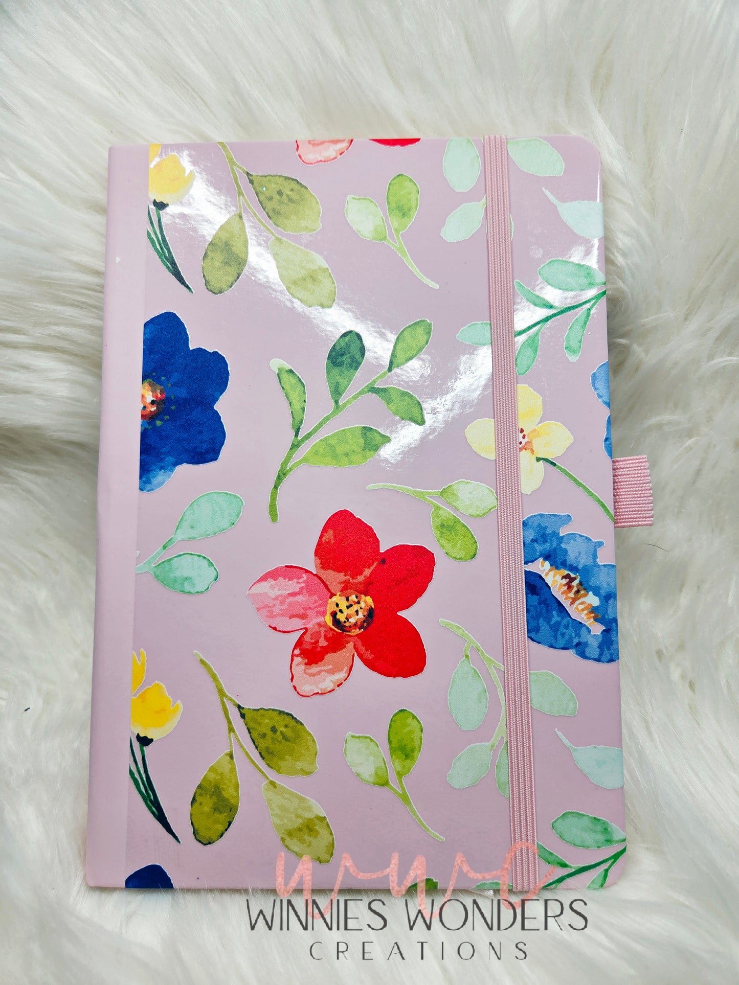 8.5 x 5.5 Notebook/Journal w/ Pen Holder