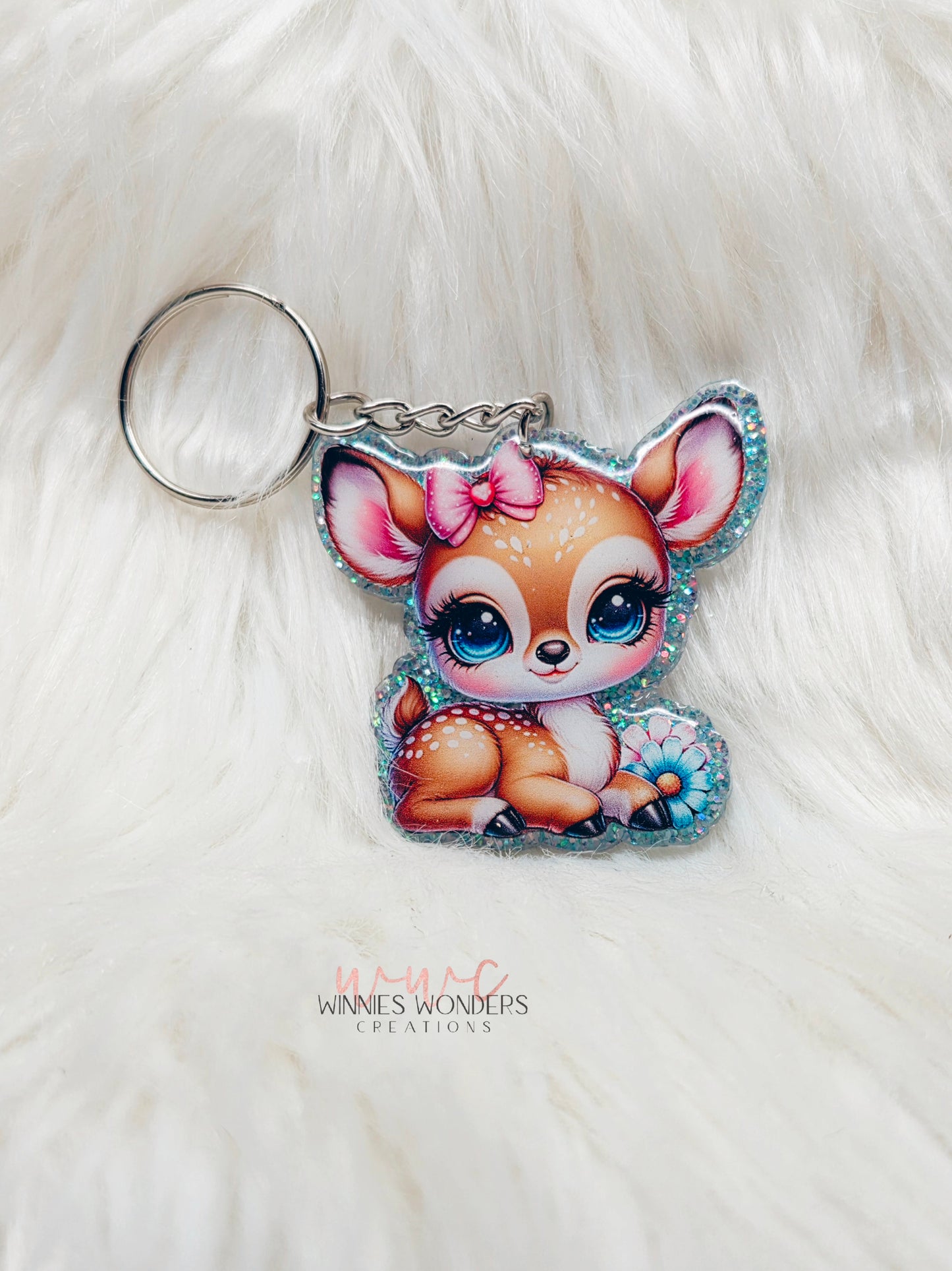 Baby deer Keychain