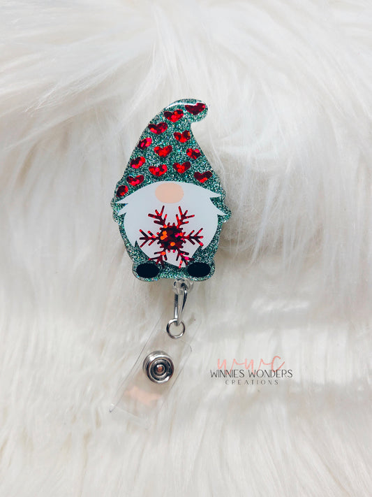 Snowflake Gnome Badge Reel