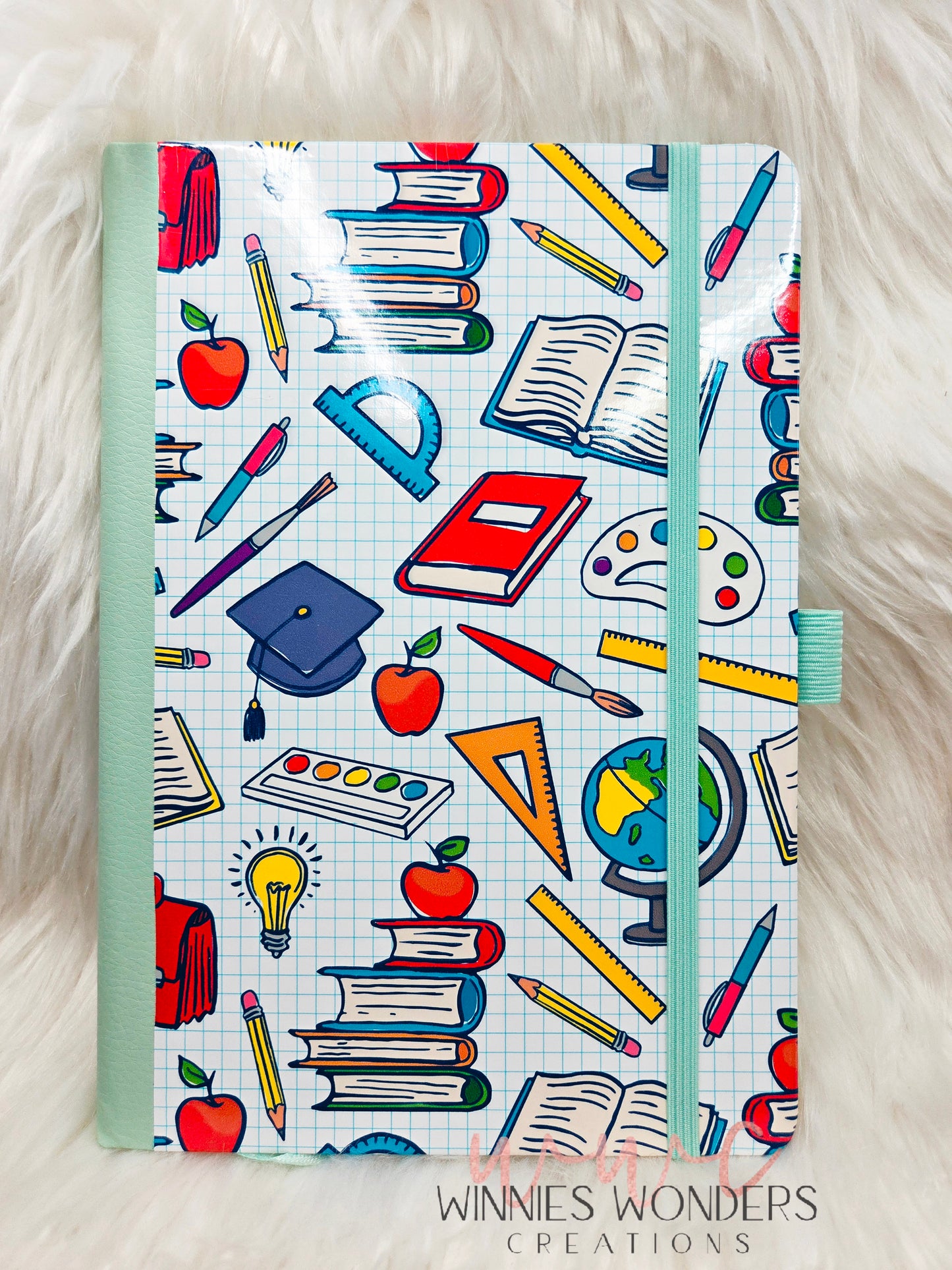 8.5 x 5.5 Notebook/Journal w/ Pen Holder