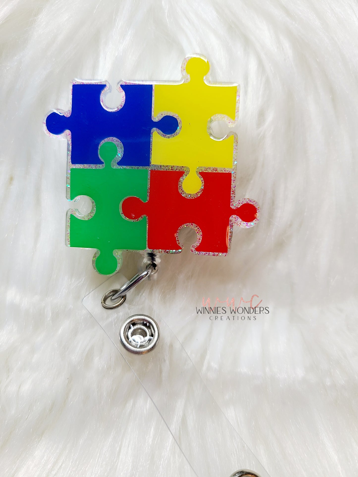 Autism Awareness Badge Reel