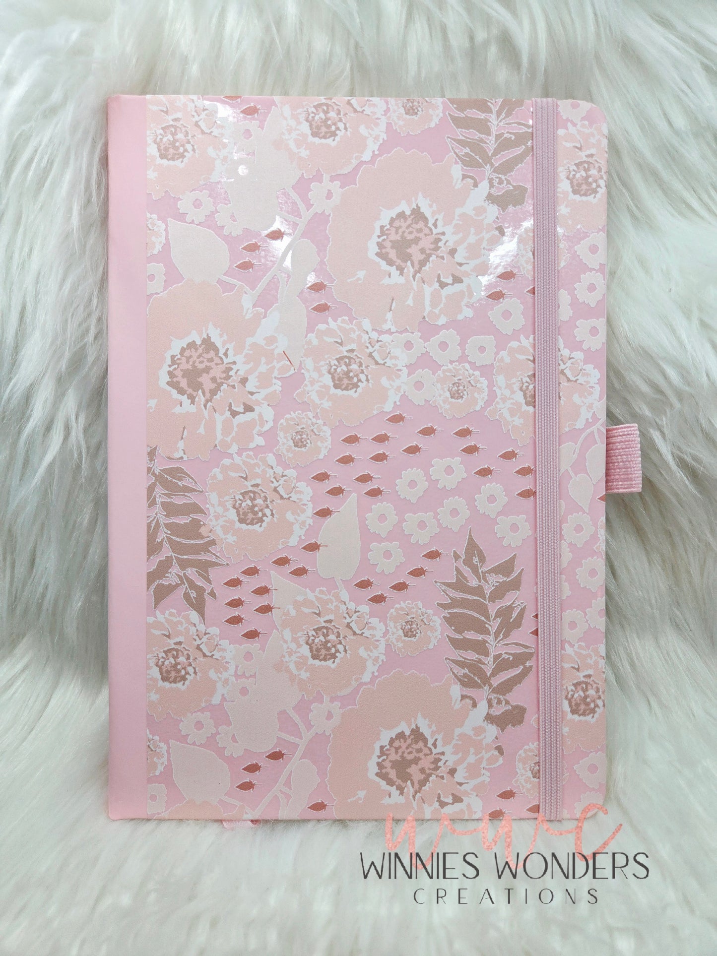 8.5 x 5.5 Notebook/Journal w/ Pen Holder