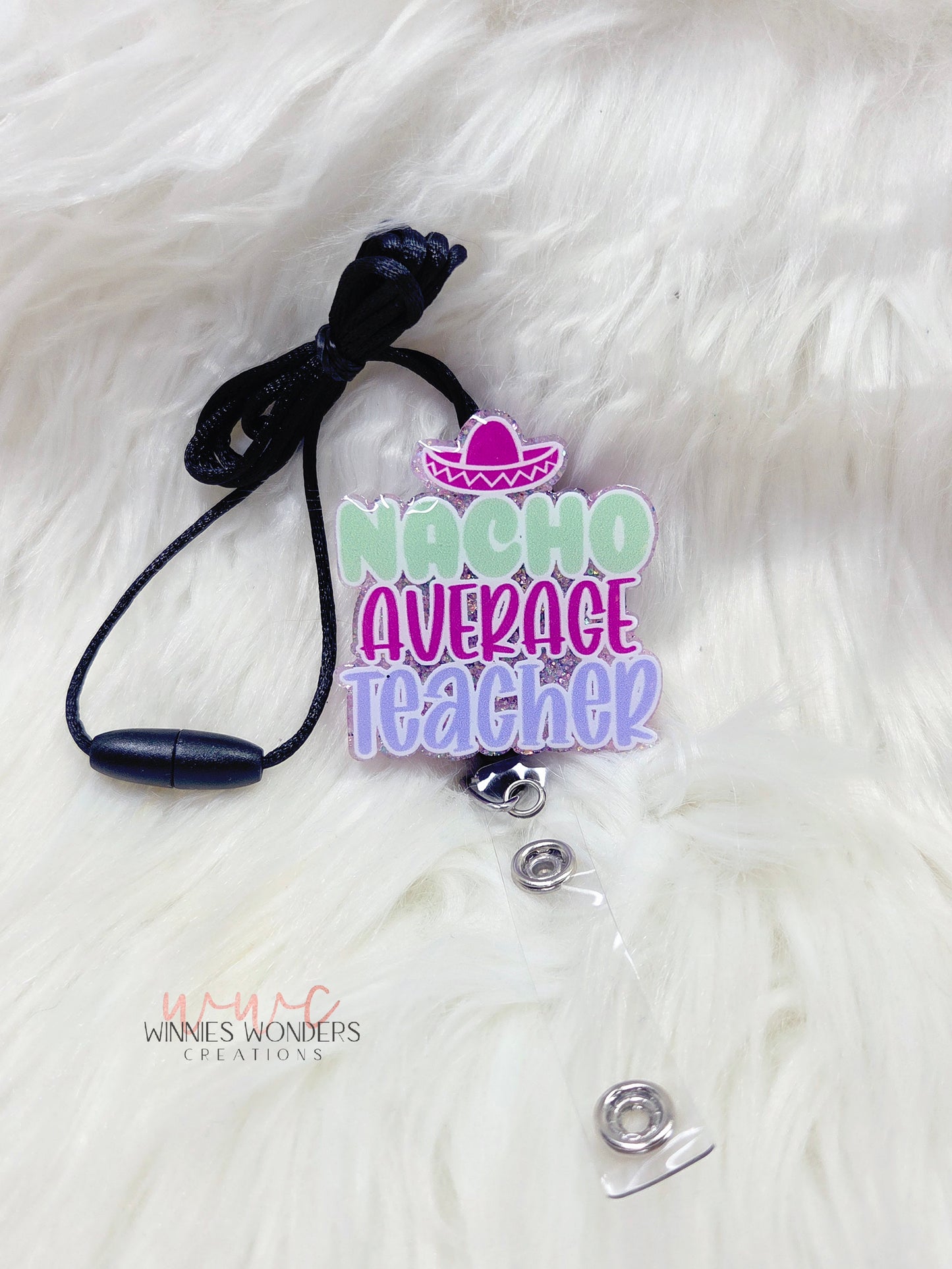 Nacho Average Teacher Lanyard