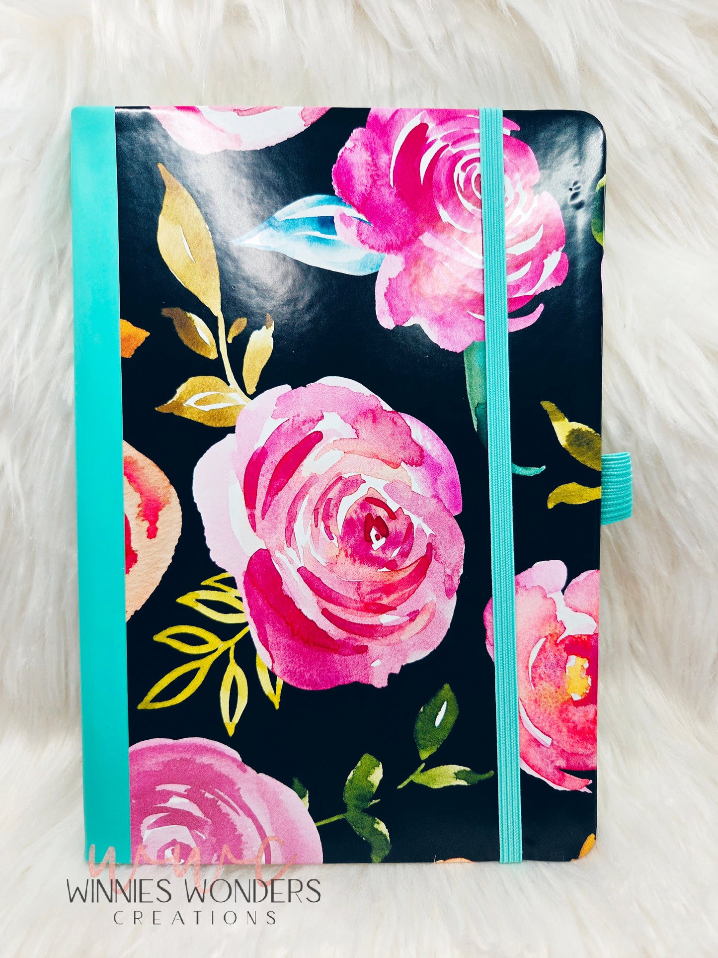 8.5 x 5.5 Notebook/Journal w/ Pen Holder