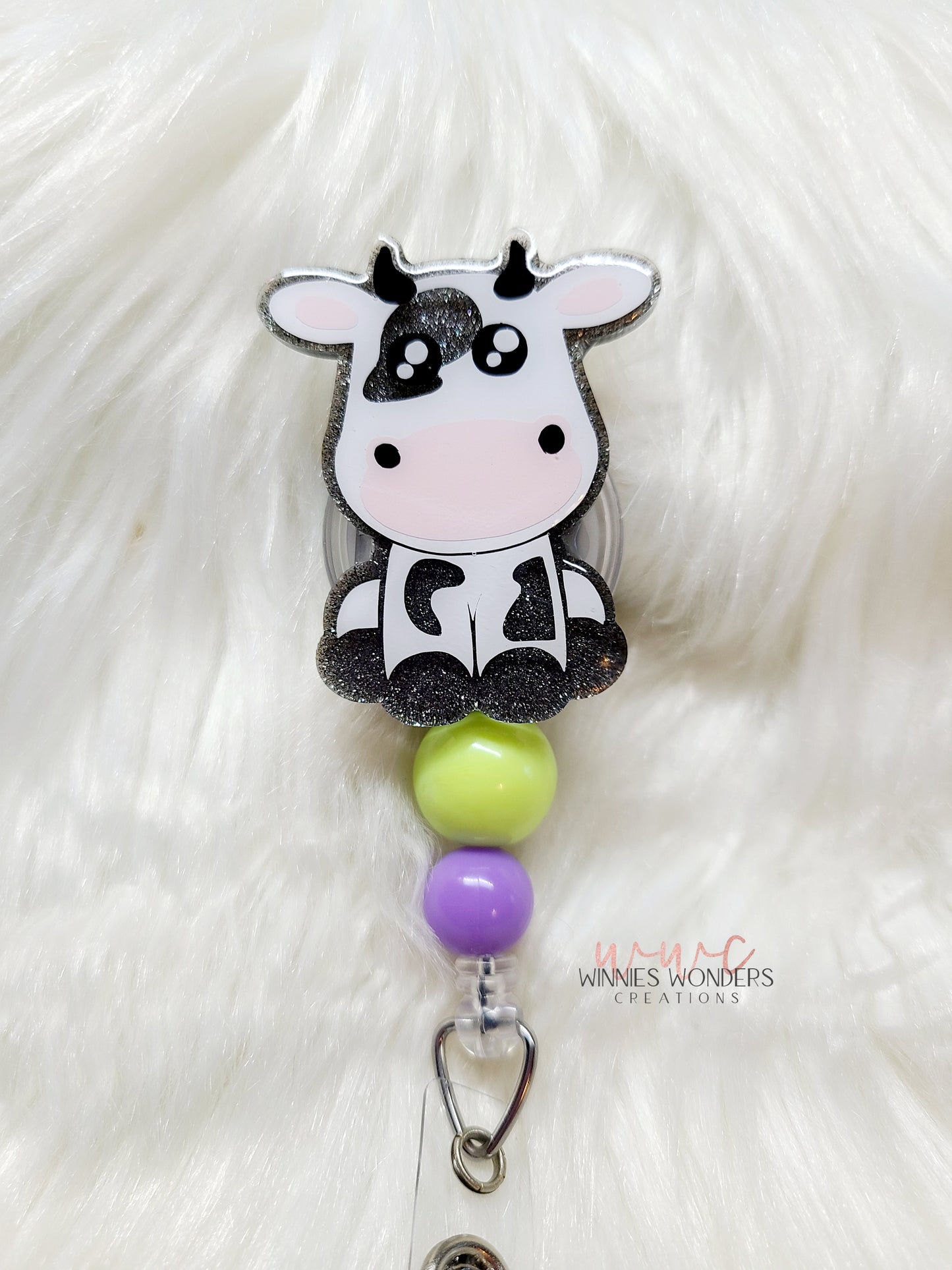 Cow Badge Reel