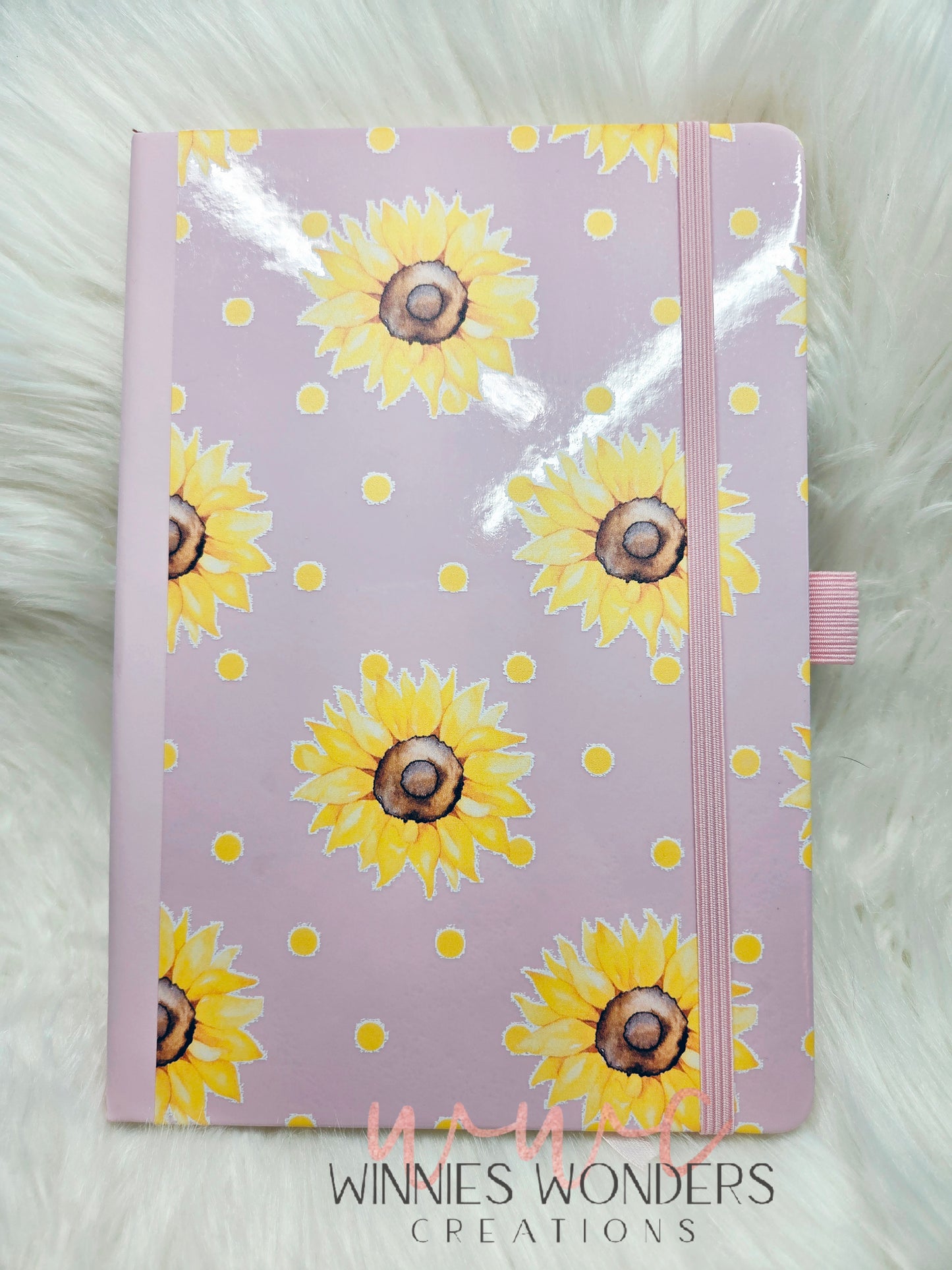 8.5 x 5.5 Notebook/Journal w/ Pen Holder