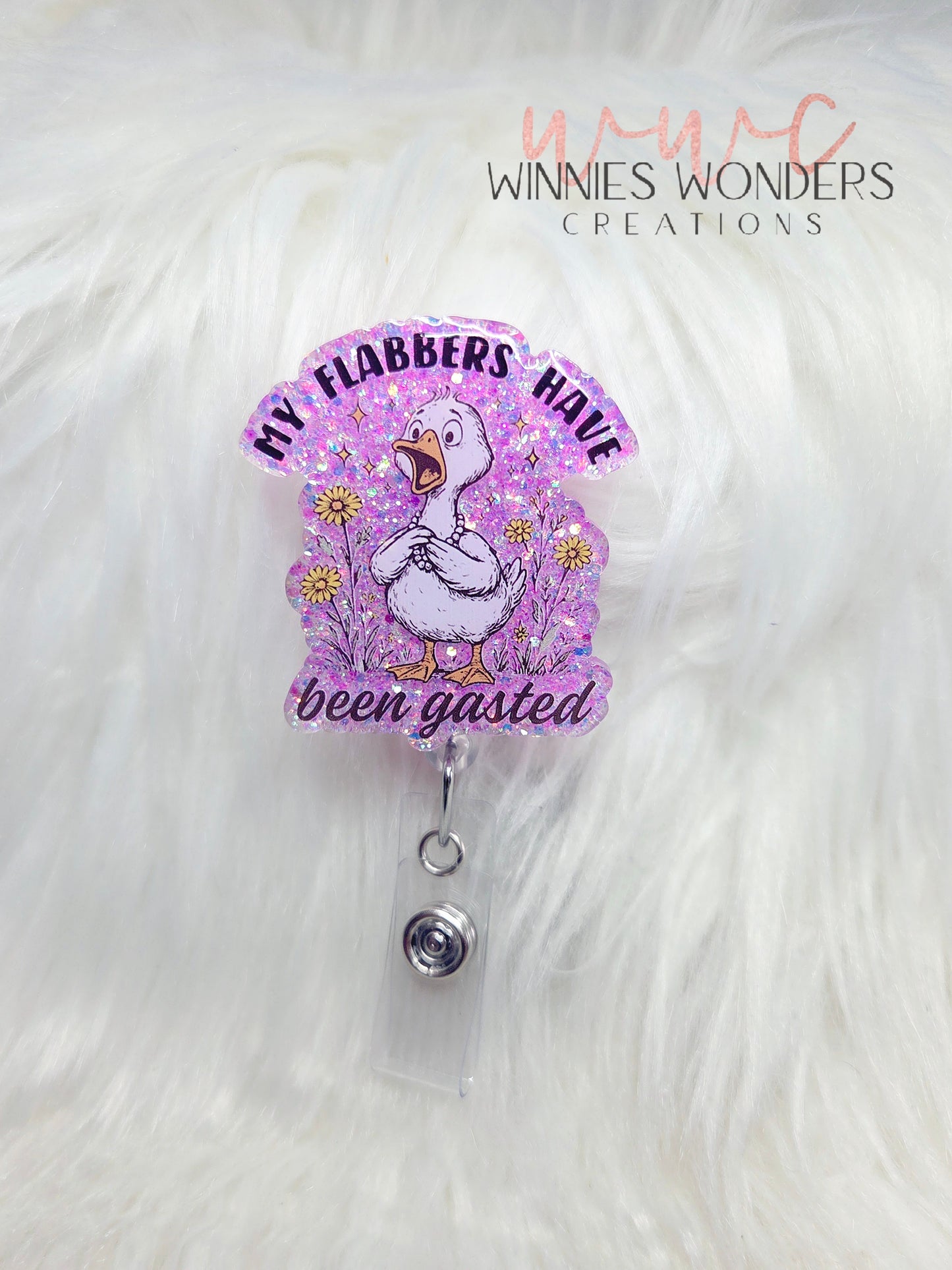 Flabbers are gasted Badge Reel