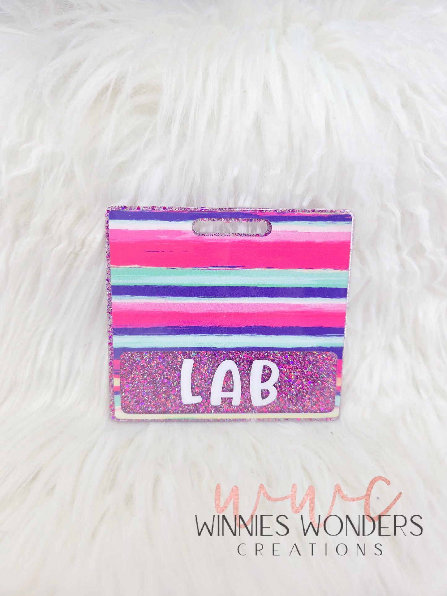 Lab Horizontal Badge Buddy