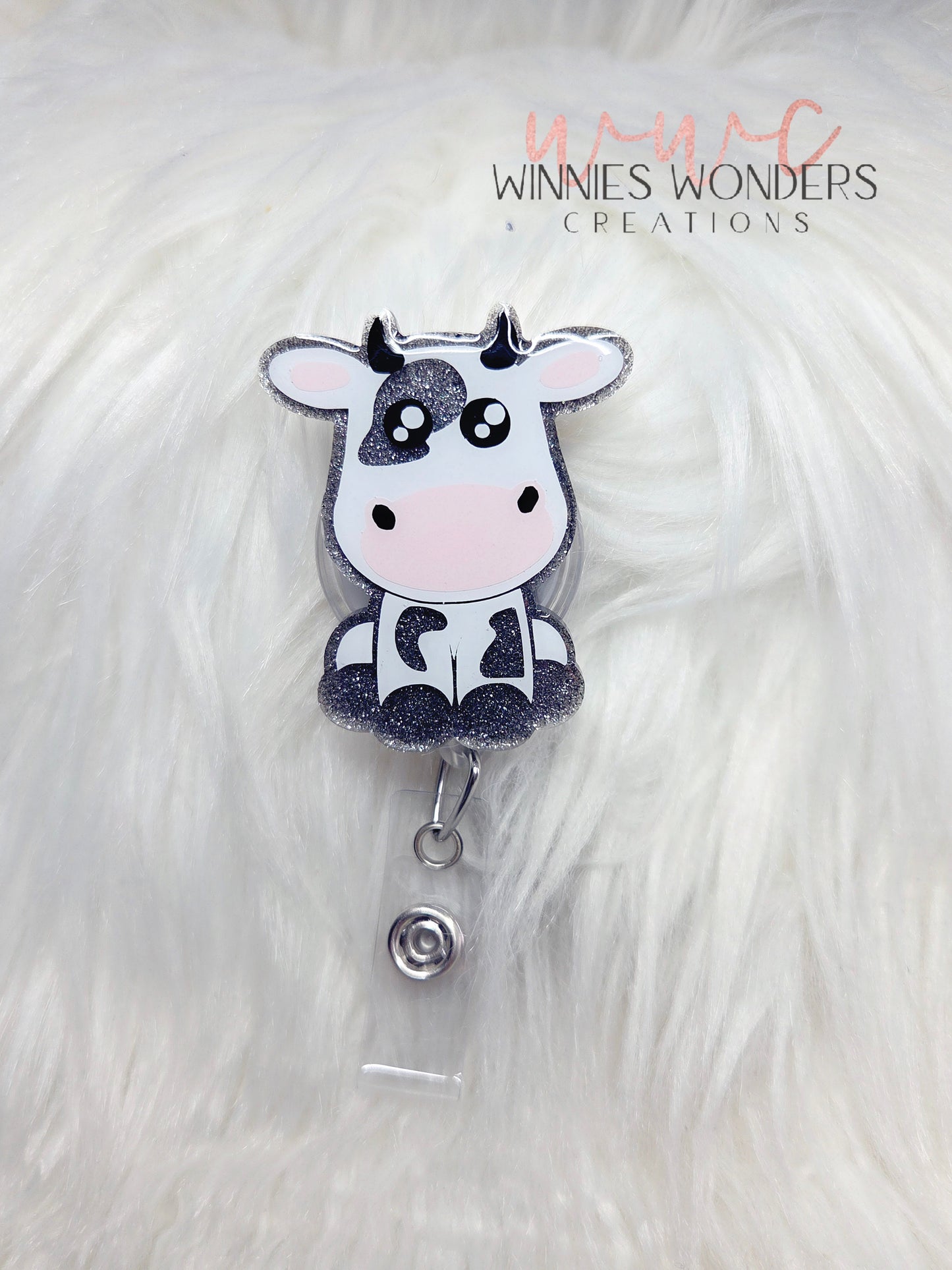 Black Cow Badge Reel