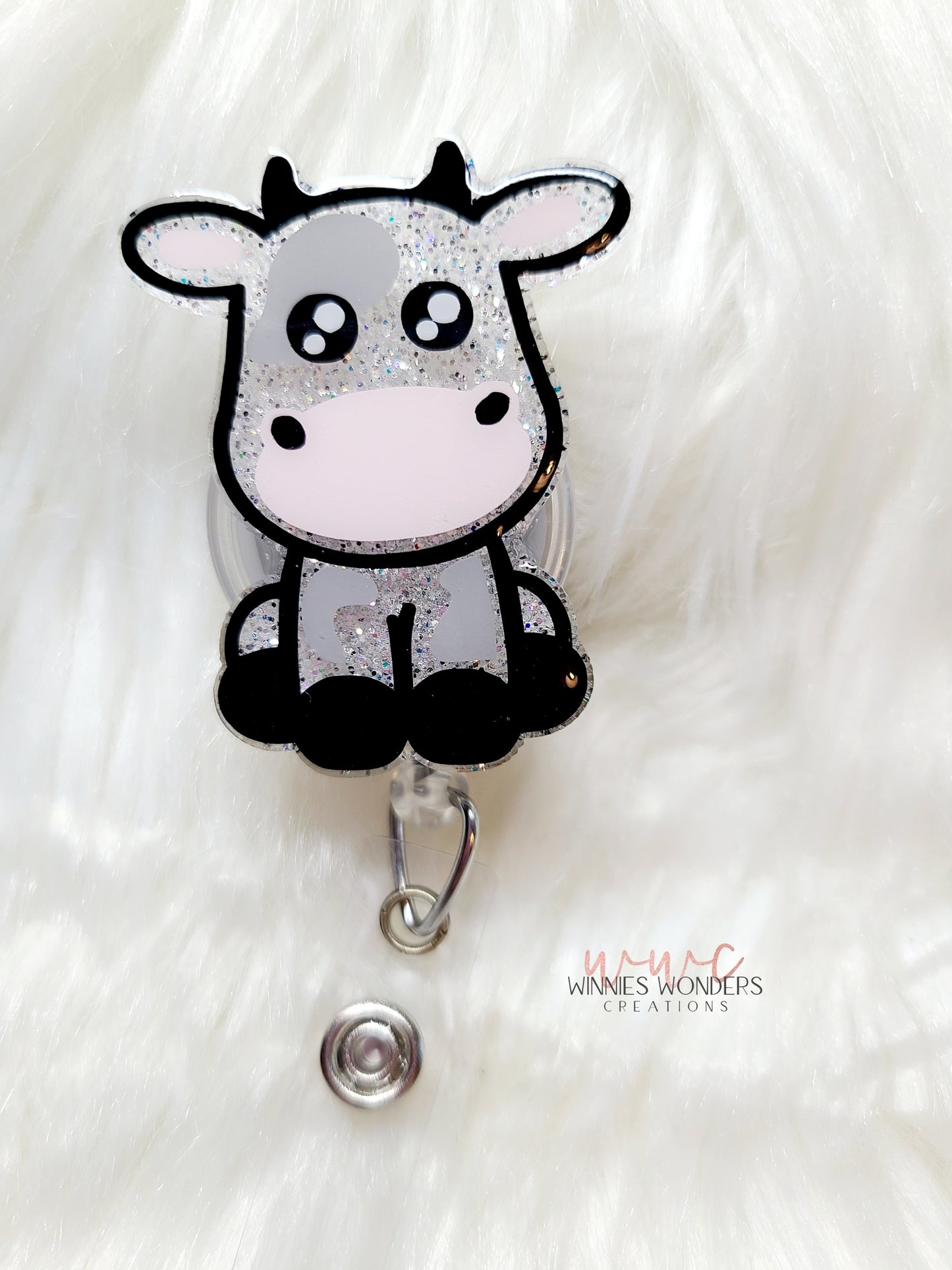 Cow Badge Reel