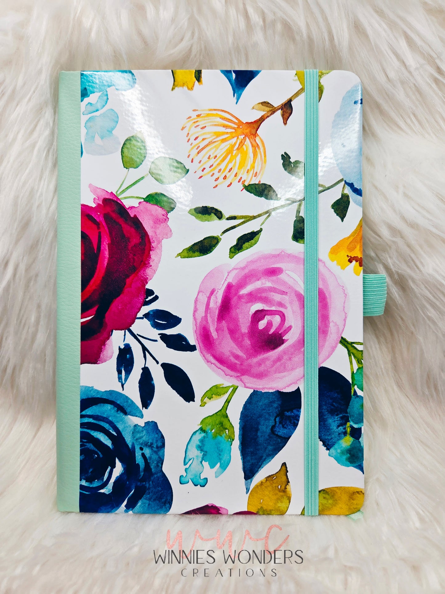 8.5 x 5.5 Notebook/Journal w/ Pen Holder