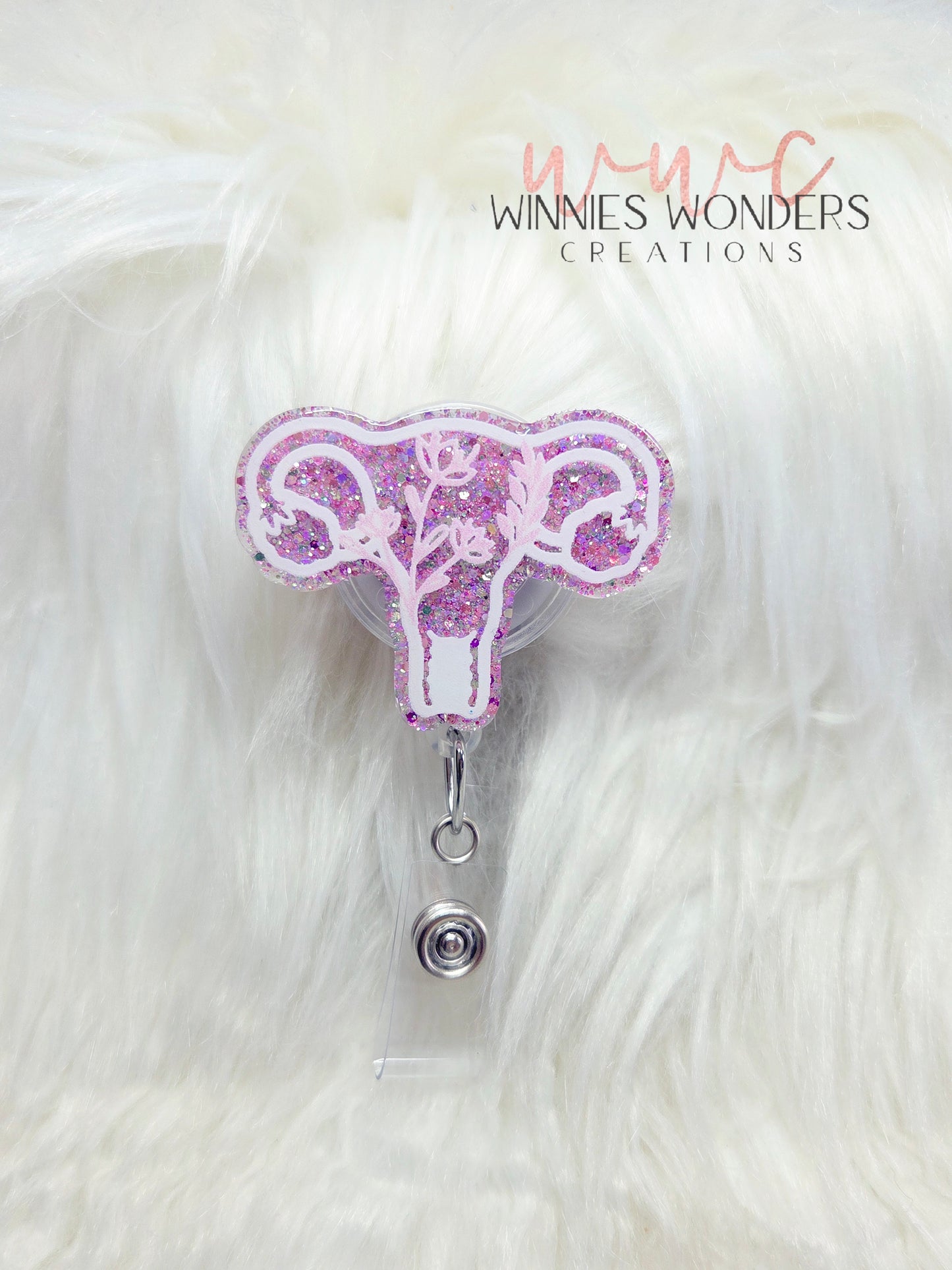 Uterus Badge Reel