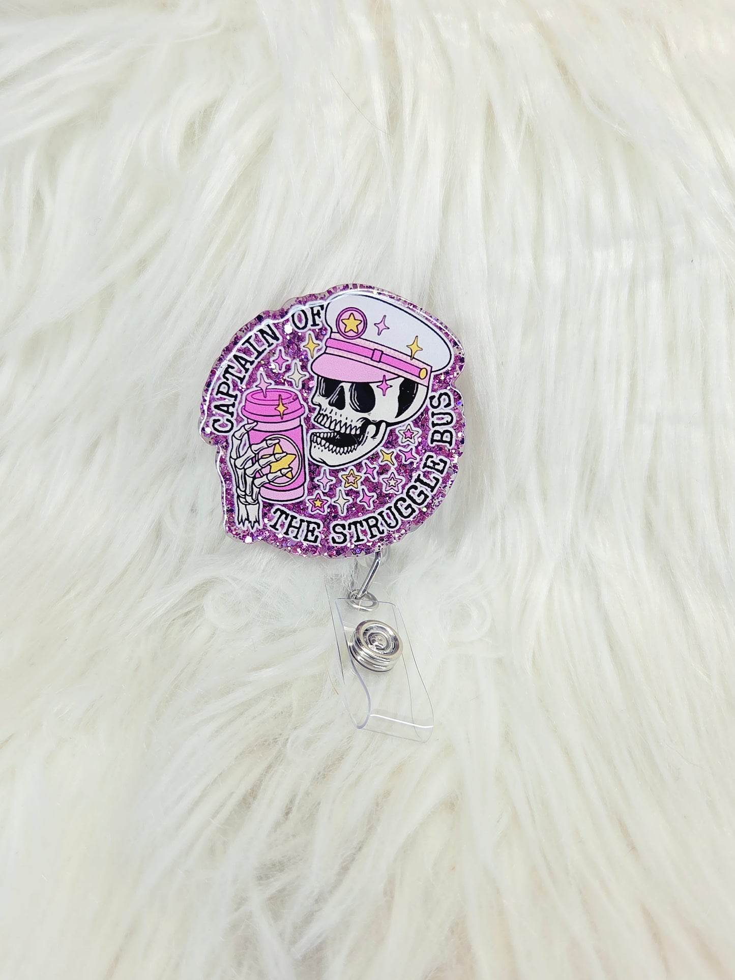 Captain of the Struggle Bus Badge Reel