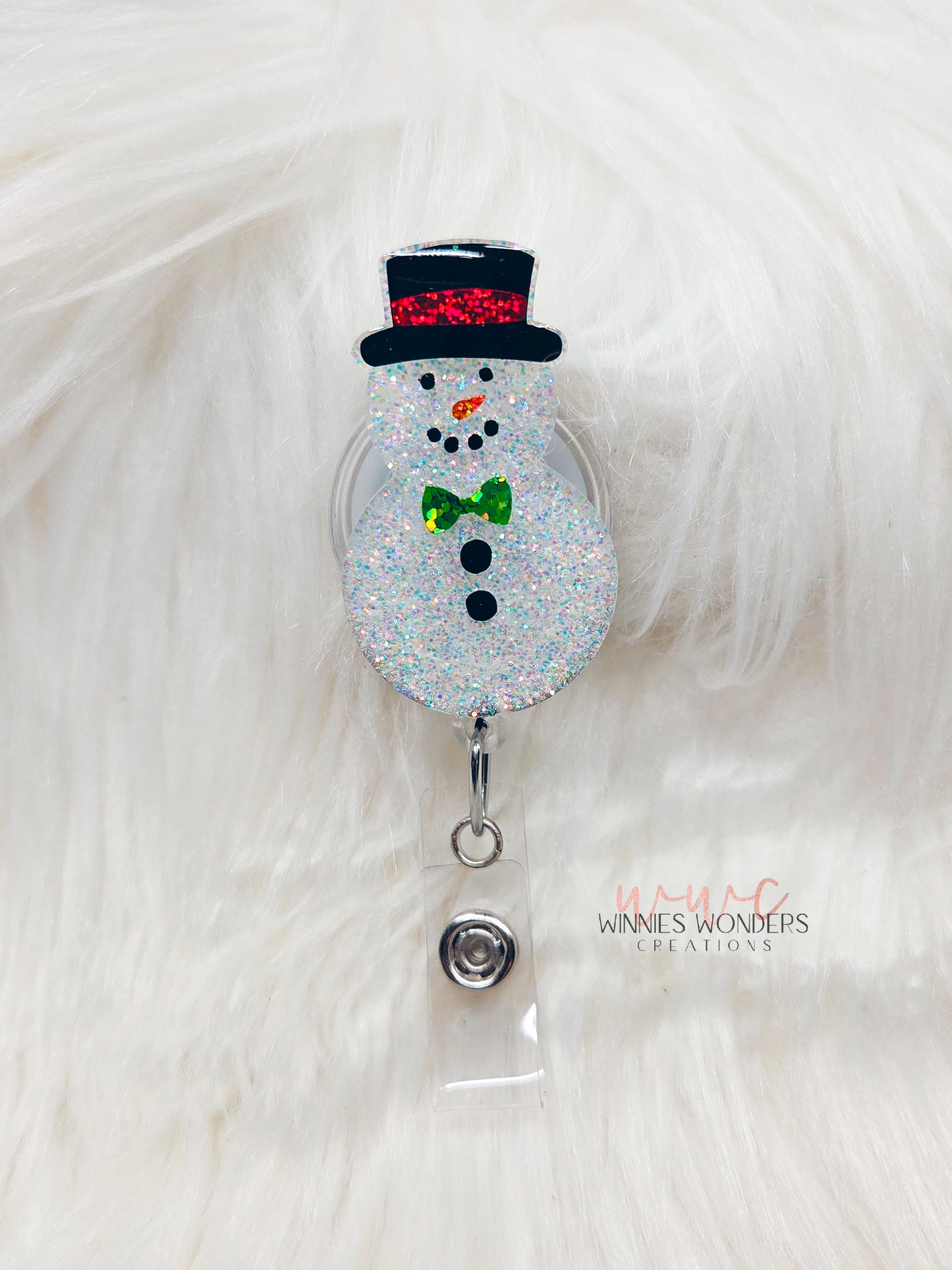 Snowman Badge Reel