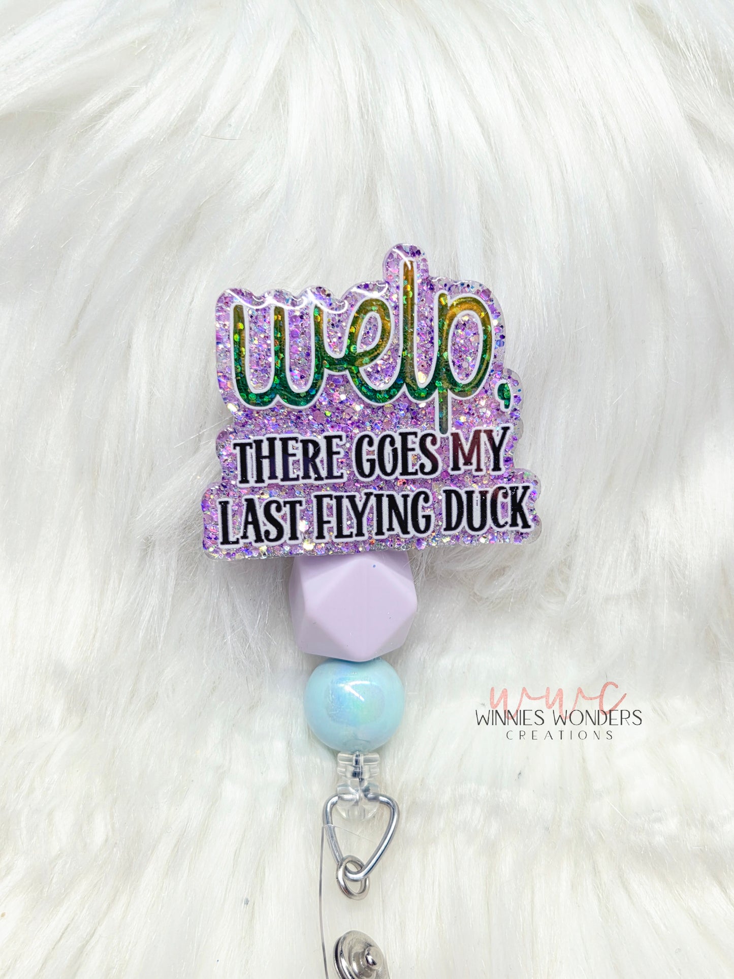 Last flying duck Badge reel