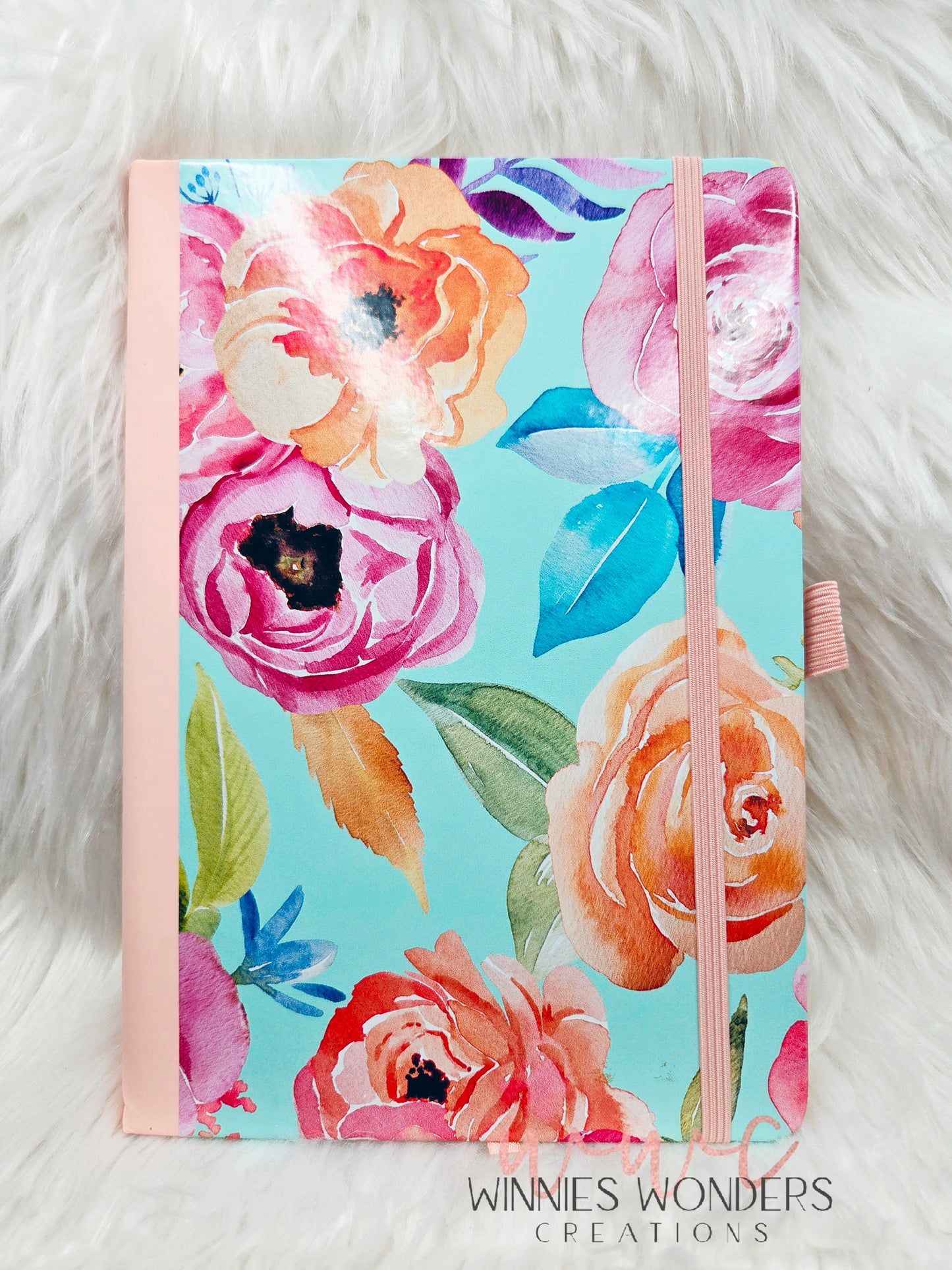 8.5 x 5.5 Notebook/Journal w/ Pen Holder
