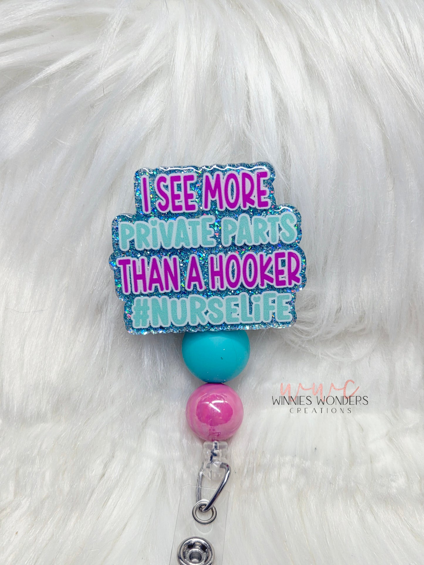 Private Parts Badge reel