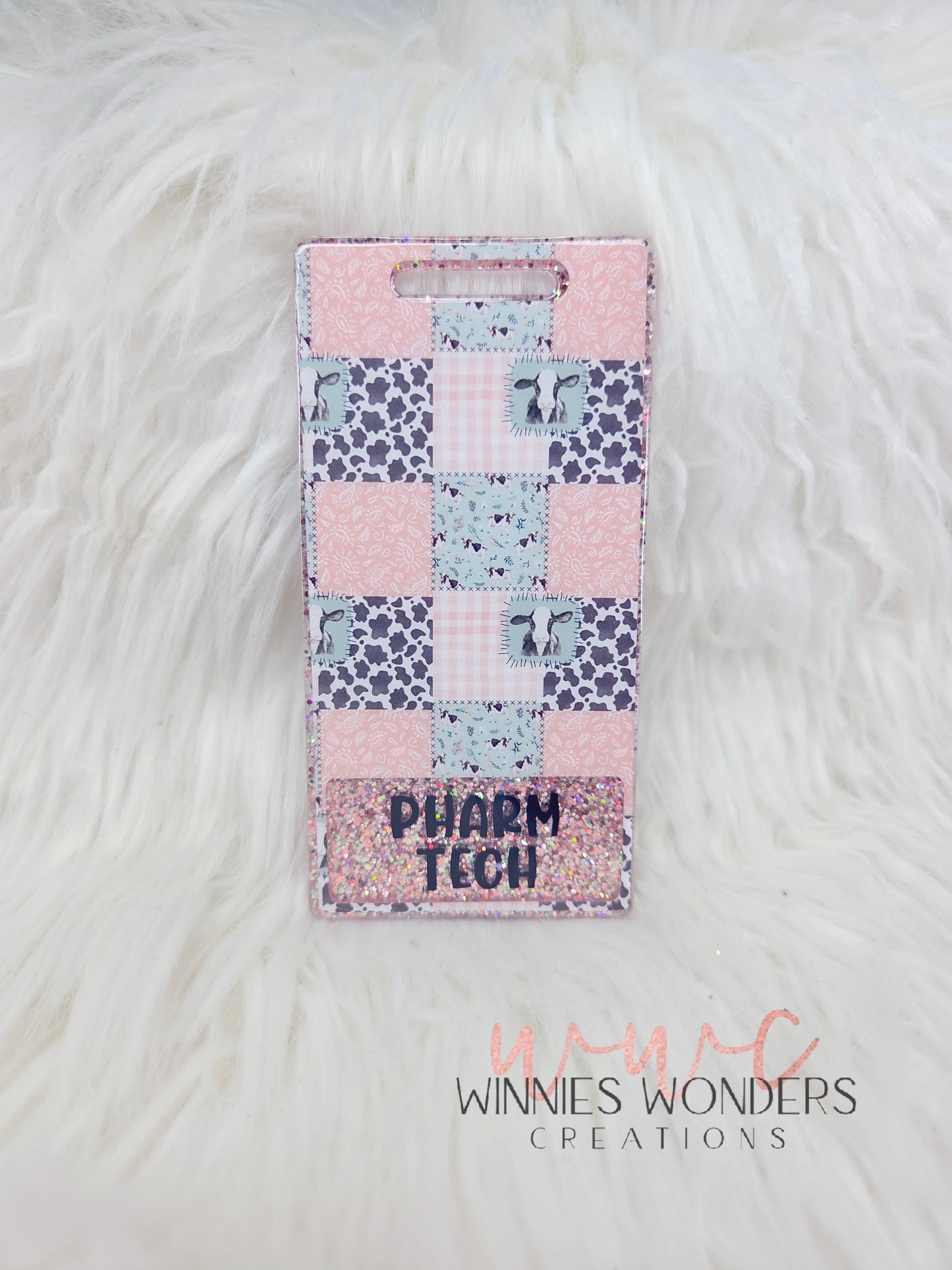 Pharm Tech Vertical Badge Buddy
