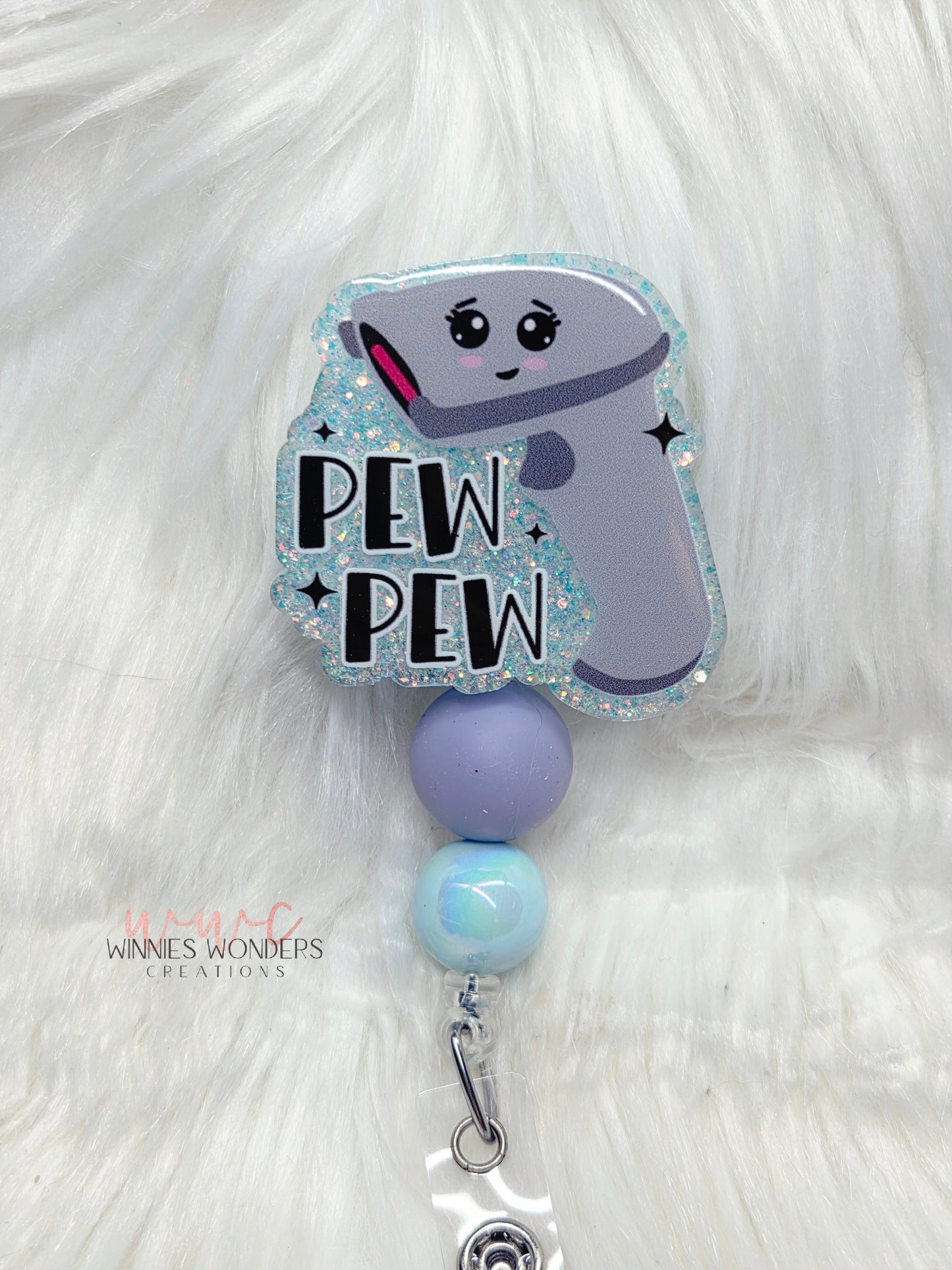 Pew Pew Badge Reel