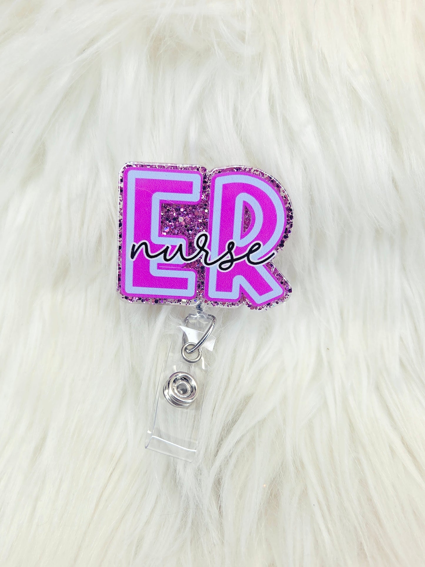 ER (Emergency Room) Nurse Badge Reel