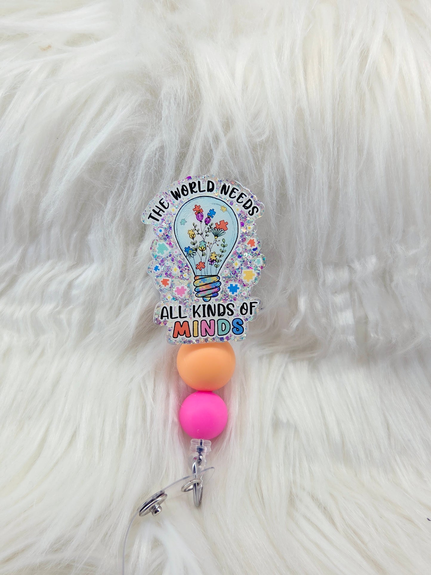 Autism Awareness Badge Reel