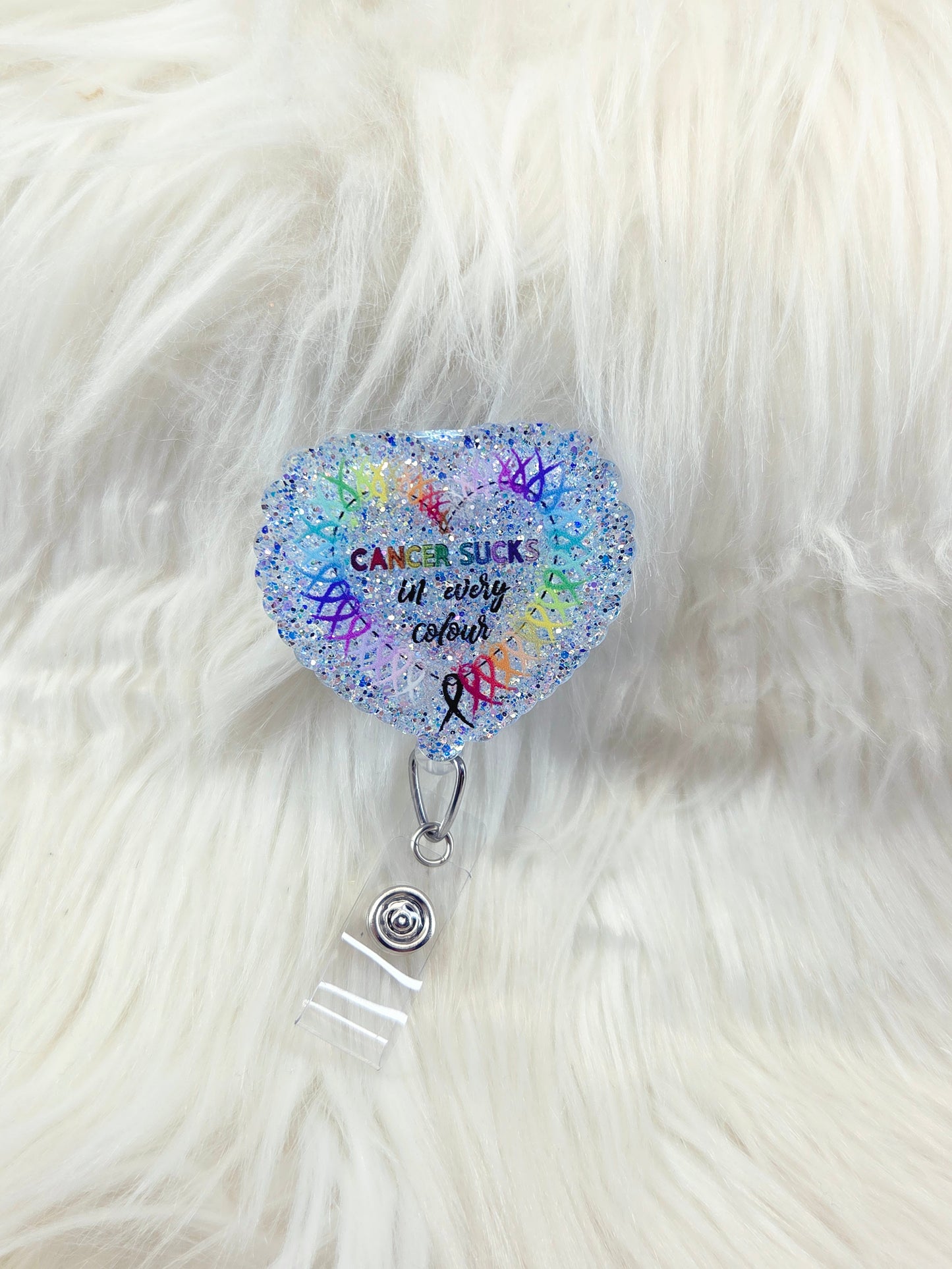 Cancer Sucks Badge Reel