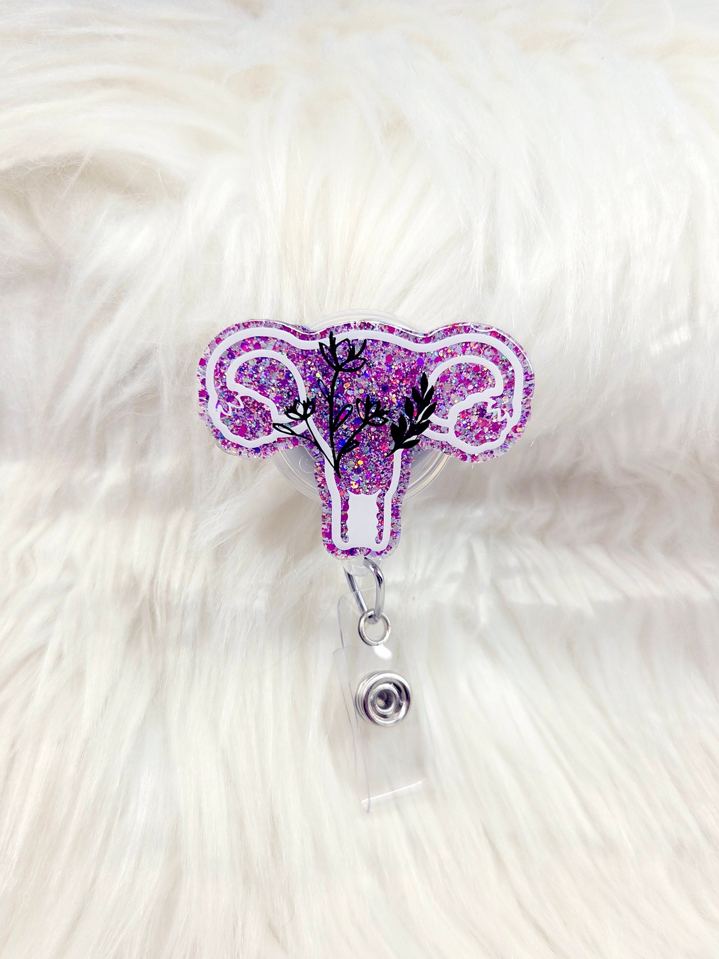 Uterus Badge Reel