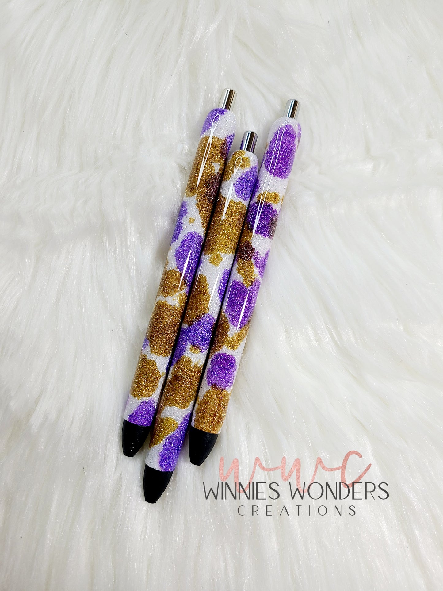 Cow Print Pens