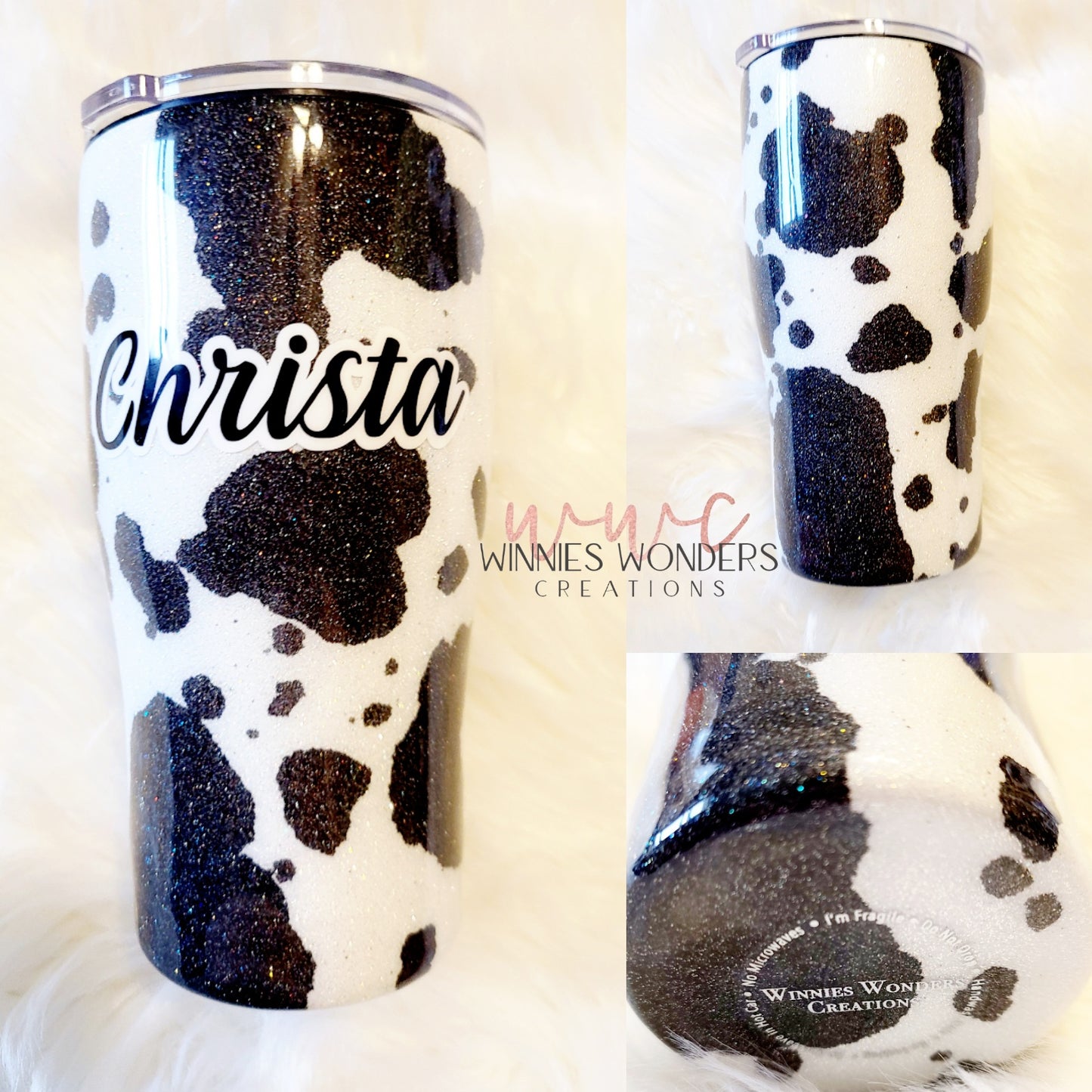 Cow Print Tumbler