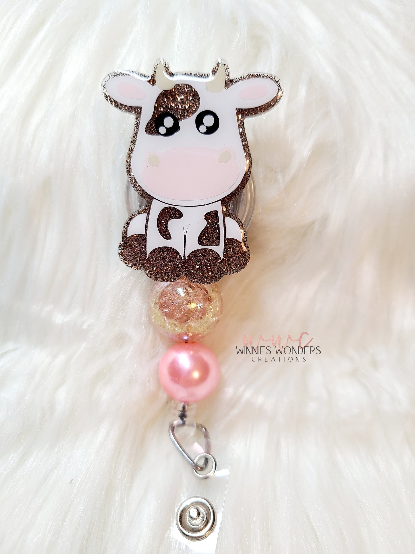 Cow Badge Reel