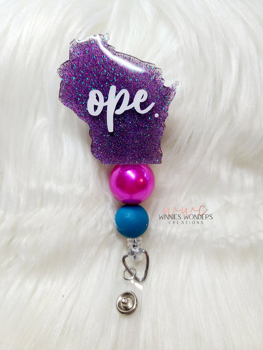 OPE Wisconsin Badge Reel