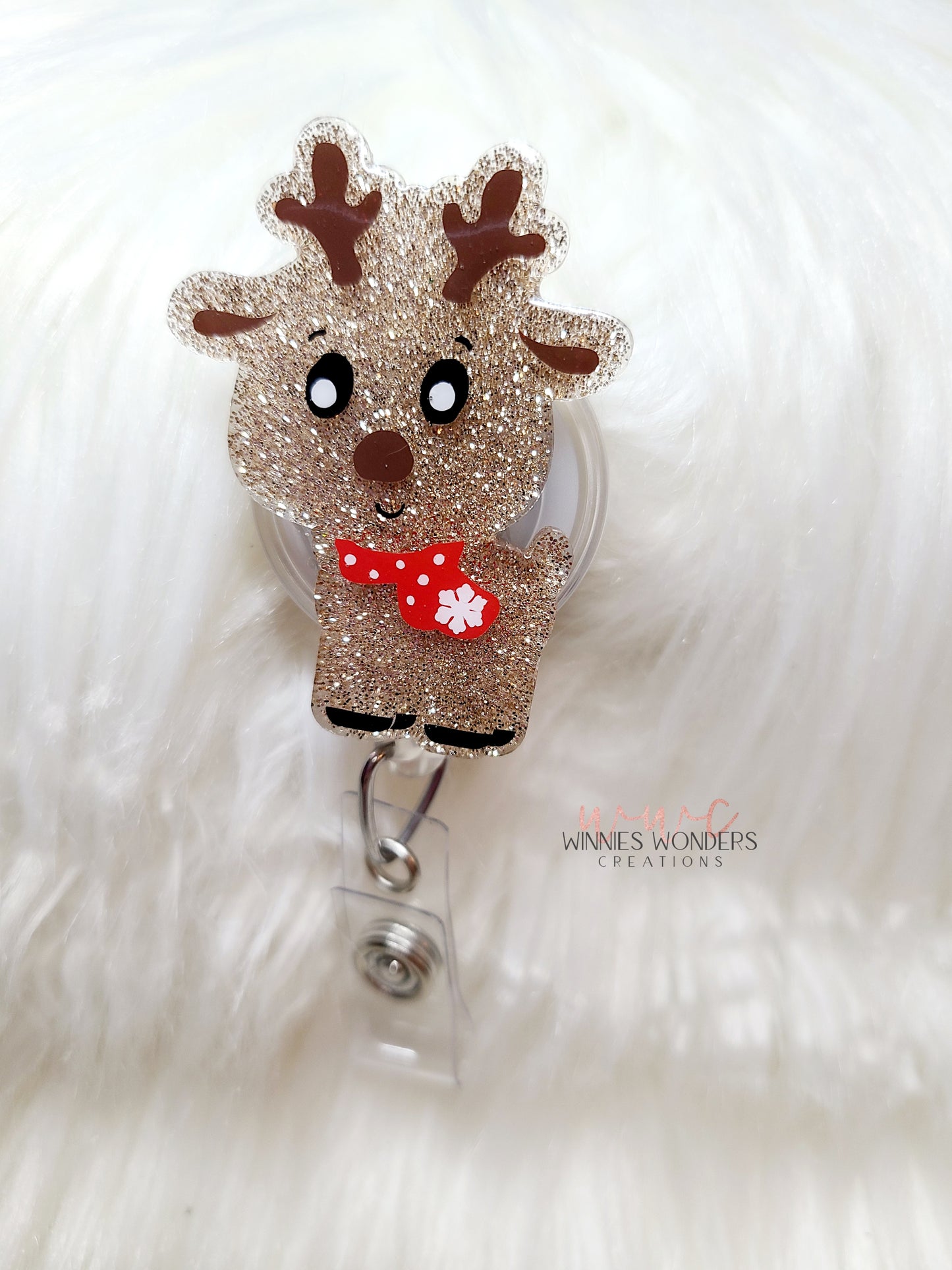 Reindeer Badge Reel