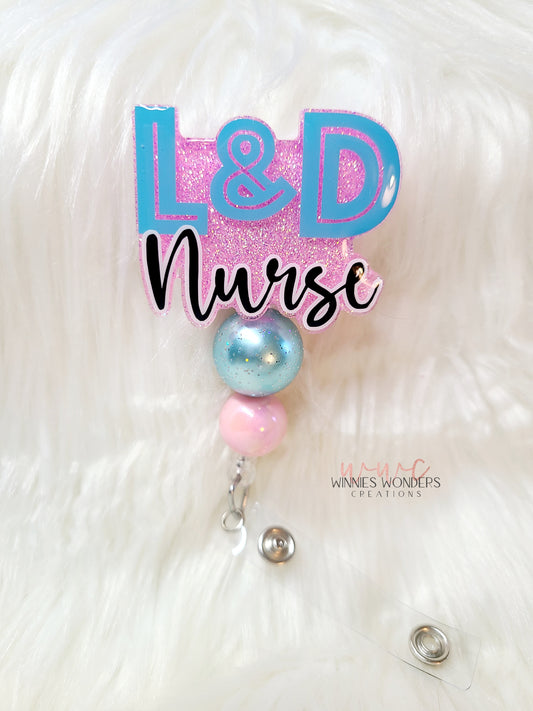 L&D Nurse Badge Reel
