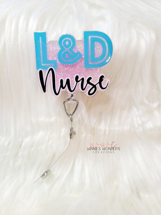 L&D Nurse Badge Reel
