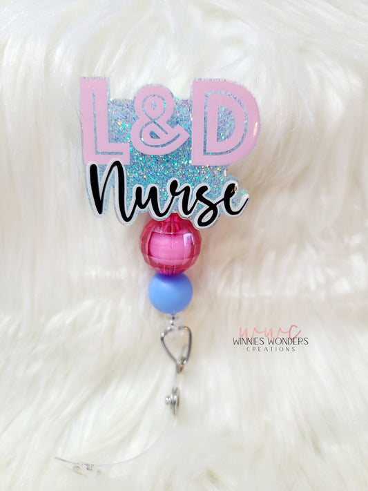 L&D Nurse Badge Reel