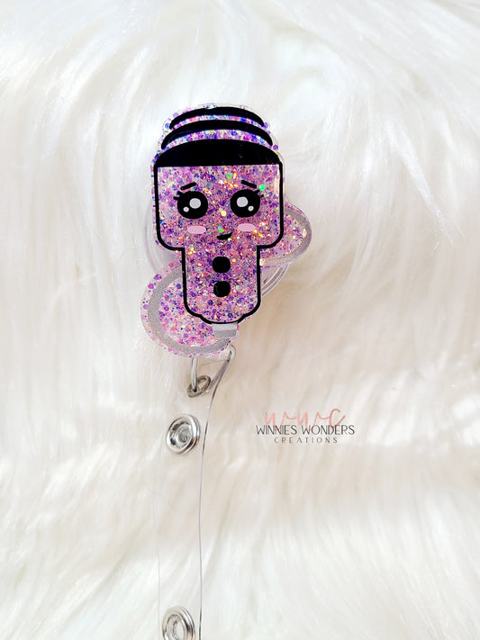 Ultrasound Wand Badge Reel