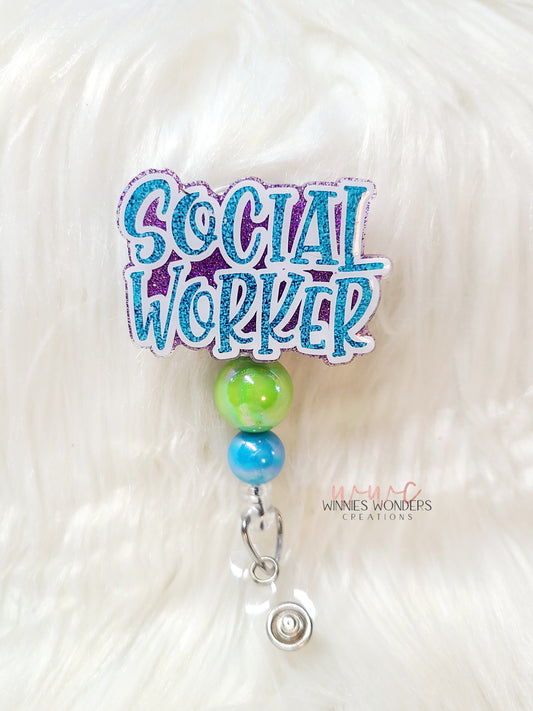 Social Worker Badge Reel