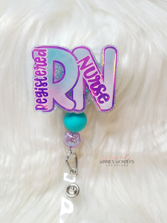 Registered Nurse Badge Reel
