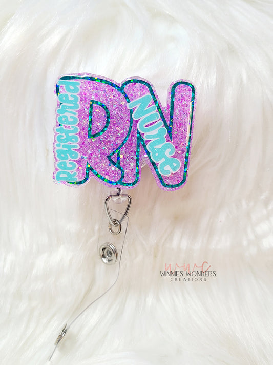 Registered Nurse Badge Reel