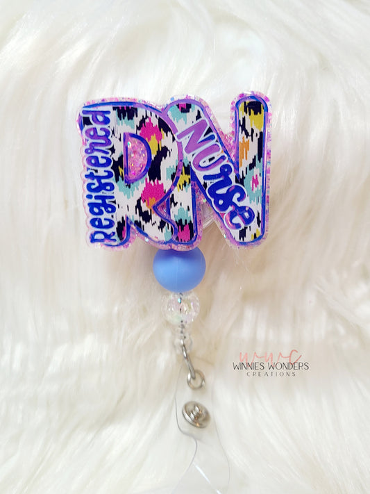 Registered Nurse Badge Reel