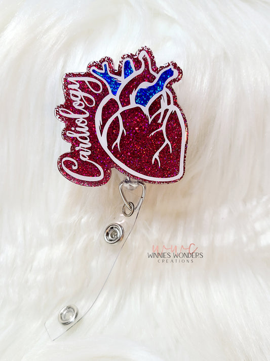 Cardiology Heart Badge Reel