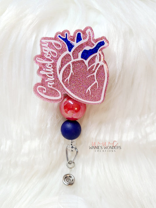 Cardiology Heart Badge Reel
