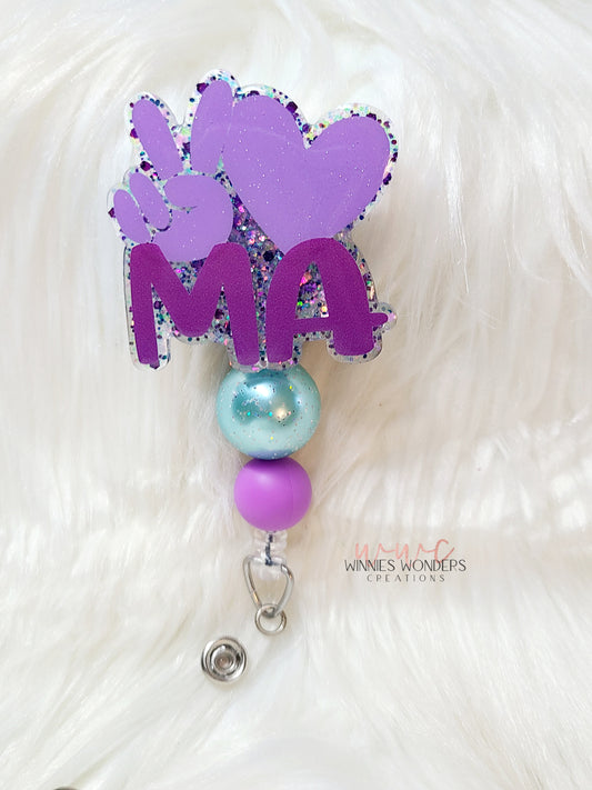 Peace Love MA Badge Reel