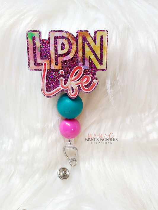 LPN Life Badge Reel