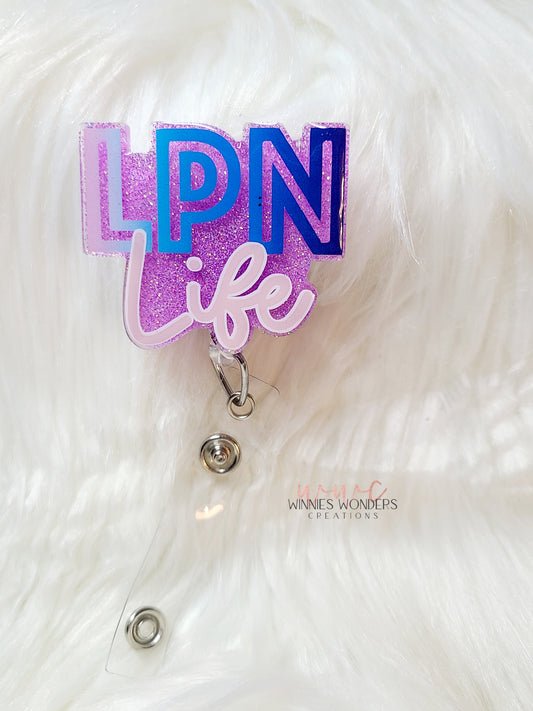 LPN Life Badge Reel