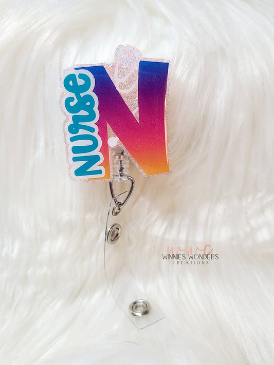 Nurse Badge Reel