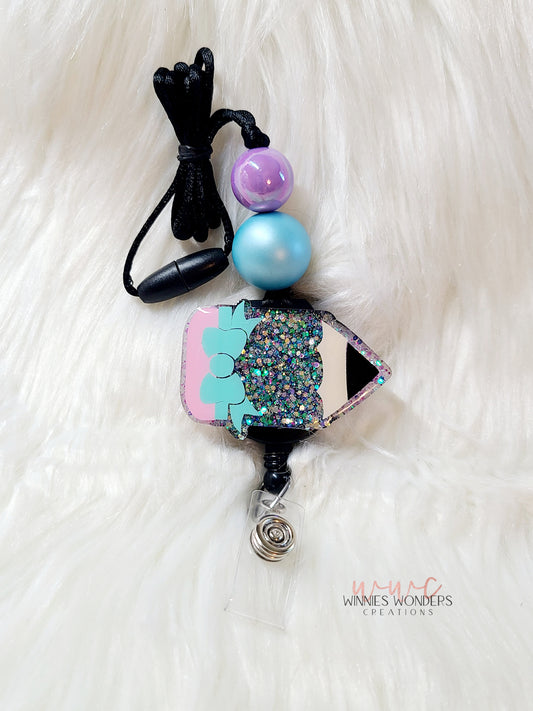 Pencil with Bow Lanyard